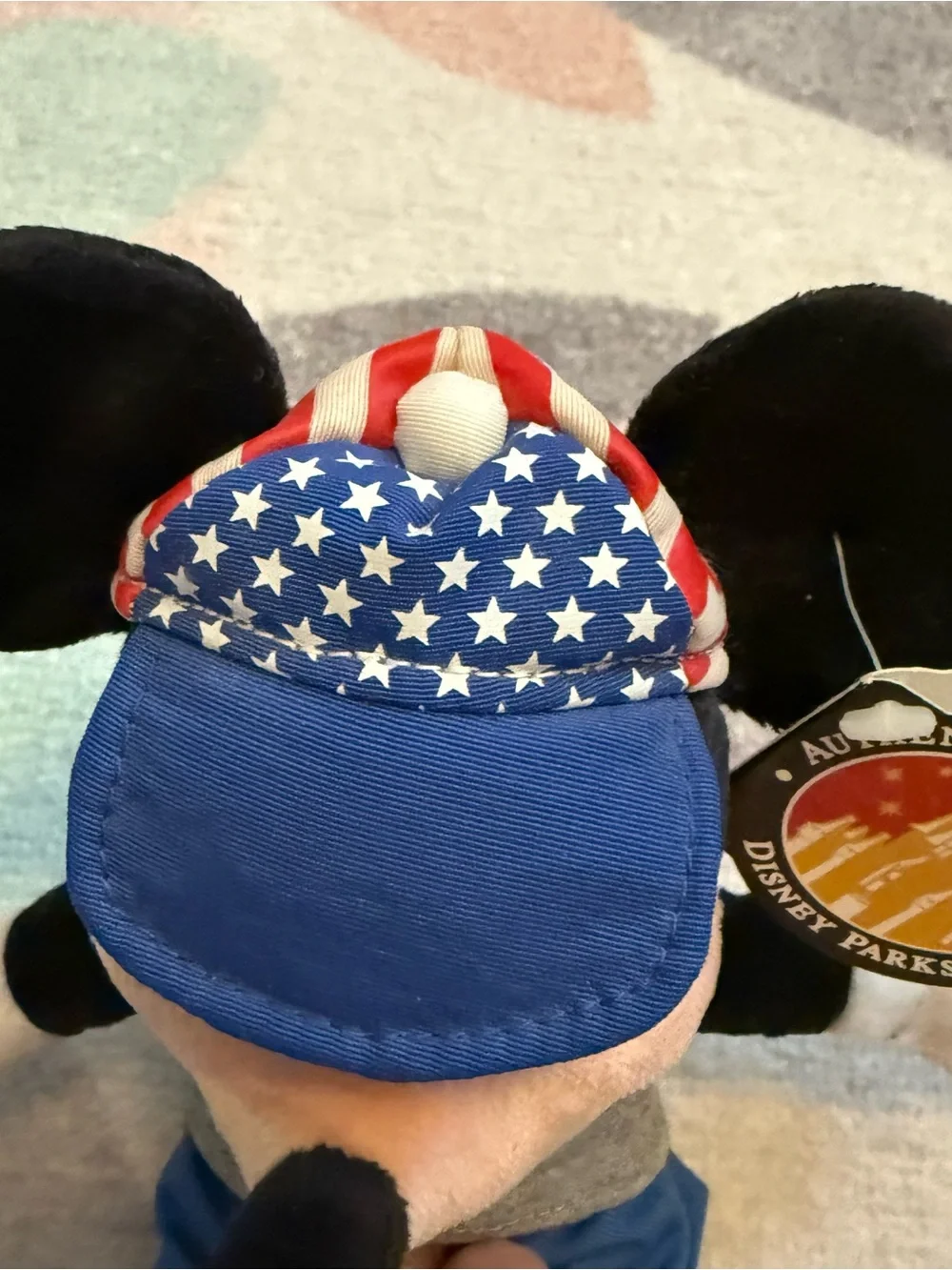 Vintage Disney Parks Patriotic Mickey Mouse Plush - Picture 4 of 8
